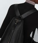 Кожаный рюкзак Prada, черный - фото 2