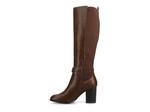 Ботинки Journee Avalonn Riding Boot, Chocolate Brown Synthetic - фото 4