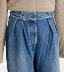 Джинсы с широкими штанинами Alanui, цвет dark blue - фото 4