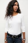 Лонгслив Answear.LAB, белый - фото