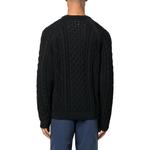 Джемпер Nike Life Cable-Knit 'Black' - фото 4