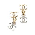 CHANEL Серьги Women's Gold/Silver - фото 4