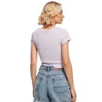 Футболка с коротким рукавом Urban Classics Cropped Button, синий - фото 2