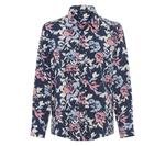 Рубашка с абстрактным цветочным рисунком Olsen, Indigo denim - фото 5