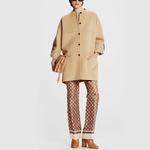 Пальто женское Louis Vuitton, хаки - фото 2