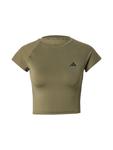 Футболка Performance ADIDAS PERFORMANCE Hyperglam, оливковый - фото
