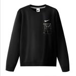 Унисекс худи Nike черное - фото