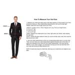 Мужской костюм скинни из 3 предметов Gino Vitale, черный - фото 4