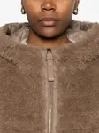 Куртка с капюшоном на молнии Max Mara, коричневый - фото 5