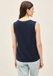 Топ Cecil SPLIT NECK, Blau/Dark Blue - фото 3