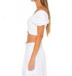 Rose Top In White JBQ - фото 2