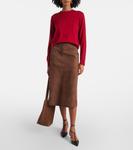 Шерстяной свитер S Max Mara, Red Lacquer - фото 2