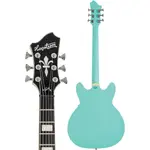 Электрогитара Hagstrom Viking Limited Edition с полуакустическим корпусом, старинно-голубой - фото 4