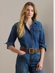 Блуза Lauren Ralph Lauren MESGART, Blue Denim - фото 2