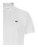 Поло с нашивкой с логотипом Lacoste, белый - фото 3