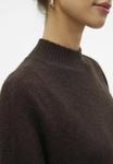 Джемпер VMPLAZA HIGHNCK  Vero Moda, темно-коричневый - фото 4