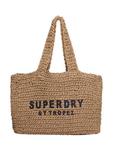 Рафия сумка-тоут City Superdry, Brown Tan - фото