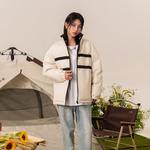 Стеганая куртка унисекс Nbno, черный/белый - фото 34