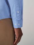 Хлопковая поплиновая рубашка Crew Clothing, Light Blue - фото 4