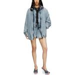 Звуковые джинсовые шорты DIESEL, синий - фото 3