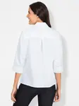 Вдохновение для блузки-рубашки Inspirationen, белый - фото 3