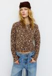Кардиган PULL&BEAR LEOPARD PRINT, Brown - фото