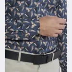 Рубашка приталенного кроя Slimline/90 Stenströms, синий - фото 4