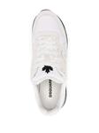 Dsquared2 logo-patch leather lace-up sneakers, белый - фото 4
