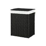Корзина для белья Hansiro, 33x46 см, черный - фото