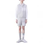 Серая жилетка THOM BROWNE для мужчин - фото 4