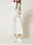 TWINSET трикотажные брюки, белый - фото 2