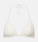 Экстра-топ бикини с жаккардом Eres, белый - фото