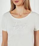 Футболка женская Ea7 Regular Fit, белый - фото 4