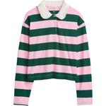 Детские поло GAP, розовый stripes - фото 3