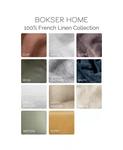 Французское льняное стежковое одеяло Bokser Home, бежевый - фото 7