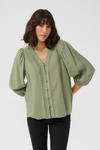 Блуза Kaffe, зеленый - фото 2
