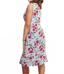 Платье Catherine Print короткое в розовом мультиколоре INIZIO - фото 2