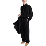 Рубашка с петлей Lemaire, черный - фото 4