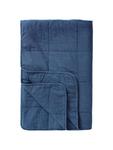 Винтажное одеяло однотонное индиго IB Laursen - фото