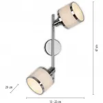 Потолочный светильник ACCOR E14 1 шт. Исключительно E14 Just Light, хром - фото 10