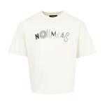 Футболка Nahmias Collage Boxy T-Shirt, Egg White - фото