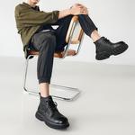 Ботинки Martin мужские черный серый Septwolves - фото 8