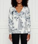 Свитер Regular fit Desigual, белый - фото