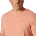 Футболка с коротким рукавом Helly Hansen Tech Logo, оранжевый - фото 5