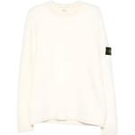 Свитер Compass Patch Crewneck Jumper STONE ISLAND, белый - фото