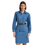 Платье Lee 112370996 long sleeve, синий - фото