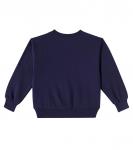 Хлопковый джерси свитшот с логотипом Web Stripe Gucci Kids, Dark Night Sky/Mc - фото 4