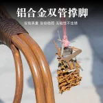 Комплект садовой мебели Green Water: 2 стула с высокой спинкой, стол квадратный с отделкой под дерево, 80 см, (№03) - фото 5