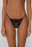 Трусы Tezenis Thong, Black/Mottled Black - фото
