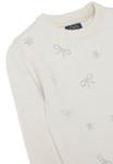 Джемпер OVS REGULAR FIT WITH SPARKLES, Soft White/White - фото 3